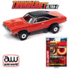 Auto World Thunderjet 1968 Dodge Charger Red HO Scale Slot Car
