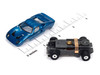 Auto World Thunderjet 1966 Ford GT40 Blue HO Scale Slot Car