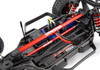 Traxxas 6730R Heavy-Duty Aluminum Chassis Brace Kit Red for 4x4 Slash & Rustler