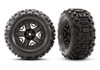 Traxxas 6792 Sledgehammer Extreme Terrain Tires w/ Black Wheels / Foam Inserts (2)