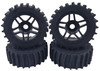 NHX RC 1/8 Buggy Sand/Snow/Mud/ Water Paddle Tires 17mm Hex 4PC