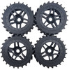 NHX RC 1/8 Buggy Sand/Snow/Mud/ Water Paddle Tires 17mm Hex 4PC