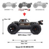 ARRMA ARA4410V2T4 1/10 OUTCAST 4X4 4S V2 BLX Stunt Truck RTR Red