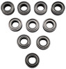 NHX RC Steel Ball Bearings 5/32x5/16x1/8 (Inch) in, 10 pcs, Metal Shielded