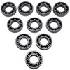 NHX RC Steel Open Ball Bearings 7x14x3.5mm, 10 pcs, Metal Shielded