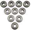 NHX RC Steel Ball Bearings 5x13x4mm, 10 pcs, Metal Shielded