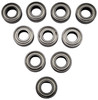 NHX RC Steel Ball Bearings 6x12x4mm, 10 pcs, Metal Shielded