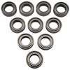 NHX RC Steel Ball Bearings 8x14x4mm, 10 pcs, Metal Shielded