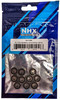 NHX RC Steel Ball Bearings 5x12x4mm, 10 pcs, Rubber Sealed, PTFE Coated