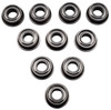 NHX RC Flanged Steel Ball Bearings 3x6x2.5mm, 10 pcs, Metal Shielded