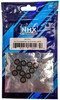 NHX RC Steel Ball Bearings 5x10x3mm, 10 pcs, Rubber Sealed, PTFE Coated