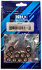 NHX RC Steel Ball Bearings 8x12x3.5mm, 10 pcs, Rubber Sealed, PTFE Coated