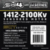 Castle Creations Sidewinder 4 ESC w/1412-2100KV 5mm Shaft Sensor Ready Motor 010-0164-09