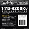 Castle Creations Sidewinder 4 ESC w/1412-3200KV Sensor Ready Motor 010-0164-10