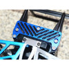 GPM Racing Aluminum Front Bumper Mount Silver for Tamiya Lunch Box