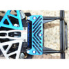 GPM Racing Aluminum Front Bumper Mount Silver for Tamiya Lunch Box
