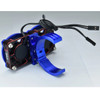 GPM Alum 7075-T6 Motor Heatsink w/ Dual Metal Frame Cooling Fan & Adjustable Mount Silver for 1/5 Kraton 8S