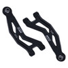 GPM Aluminum 7075 Front Upper Suspension Arms Black for Arrma 1/18 Granite Grom