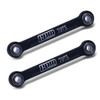 GPM Racing Aluminum Front Steering Links Black for Arrma 1/18 Granite Grom