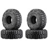 GPM 1.0 Inch Adhesive Rubber Tires 60x22mm w/Foam Inserts for 1/18 TRX4M