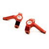 STRC STC41016R CNC Machined Aluminum Steering Knuckles Red for Associated MT12