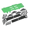 GPM Alum 7075 Battery Compartment w/ESC & Receiving Bracket Green for Losi 1/18 Mini LMT
