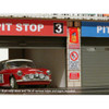 PROSES LS-315 Retro Type Double Pit Stop Kit w/Light & Sliding Doors for 1:32 Scale Slot Car