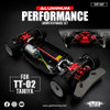 Yeah Racing TATT-S07RD Aluminum Performance Shock Upgrade Set Red for Tamiya TT02