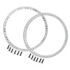 GPM Aluminum 7075 Front Wheel Reinforcement Rings Set Silver for Losi 1/4 Promoto-MX