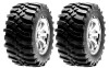 Losi LOSB7441 Fr Whl Mounted Chrome 2pcs HRL