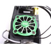 GPM Alum Motor Heatsink w/Metal Frame Cooling Fan Green for Arrma 1/10 Gorgon