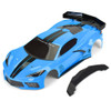 Protoform 1577-13 1/7 Chevrolet Corvette C8 Painted Body Rapid Blue for Felony