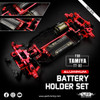 Yeah Racing TATT-075RD Aluminum Short Battery Holder Set for Tamiya TT02 Series