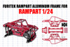 Furitek FUR-2142 Aluminum Frame Red for Rampart 1/24