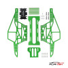 Furitek FUR-2143 Aluminum Frame Green for Rampart 1/24