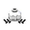 GPM Aluminum 7075 Alloy Front/Rear/Center Differential Case Silver for 1/10 Maxx