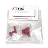STRC STA31387R Aluminum Front Servo Mount Brackets (2) Red for SCX10 II