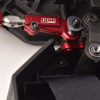 GPM Aluminum 7075 Alloy Front Hinge Pin Brace Set Black for Tekno MT410 2.0