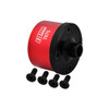 GPM Med. Carbon Steel+7075 Alloy Front/Middle/Rear Diff Case Red for Tekno MT410 2.0