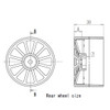 Kyosho Avantie 1/10 Rear On-Road Foam Tires 35 degrees (2)
