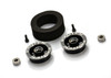 Exotek 2105 Pro Wheelie Bar Set 3mm CF w/ Single Wheel Style for B6.4 B6.3 B6.2
