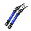 GPM Medium Carbon Steel+ Aluminum 6061 Alloy Rear Driveshaft w/6mm Axle Blue
