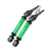 GPM Medium Carbon Steel+ Aluminum 6061 Alloy Rear Driveshaft w/6mm Axle Green