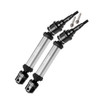 GPM Medium Carbon Steel+ Aluminum 6061 Alloy Rear Driveshaft w/6mm Axle Silver