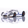 AFX 22078 Mega G+ Ford GT40 Mark IV #9 White HO Slot Race Car