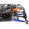 GPM Aluminum 7075 Alloy Rear Lower Trailing Arms Blue for Losi Baja Rey / Rock Rey