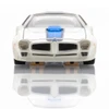 AFX 22096 Mega-G+ 1970 Pontiac Firebird Trans Am White/Blue HO Slot Car