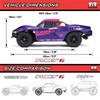 ARRMA ARA3521T1 1/10 FURY 223S DSC 2WD RTR Brushless Short Course Truck, Blue