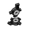 GPM Alum 7075 Alloy Front Steering Block Black for Traxxas 1/10 4-Tec Drift Car
