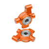 GPM Alum 7075 Alloy Front Steering Block Orange for Traxxas 1/10 4-Tec Drift Car